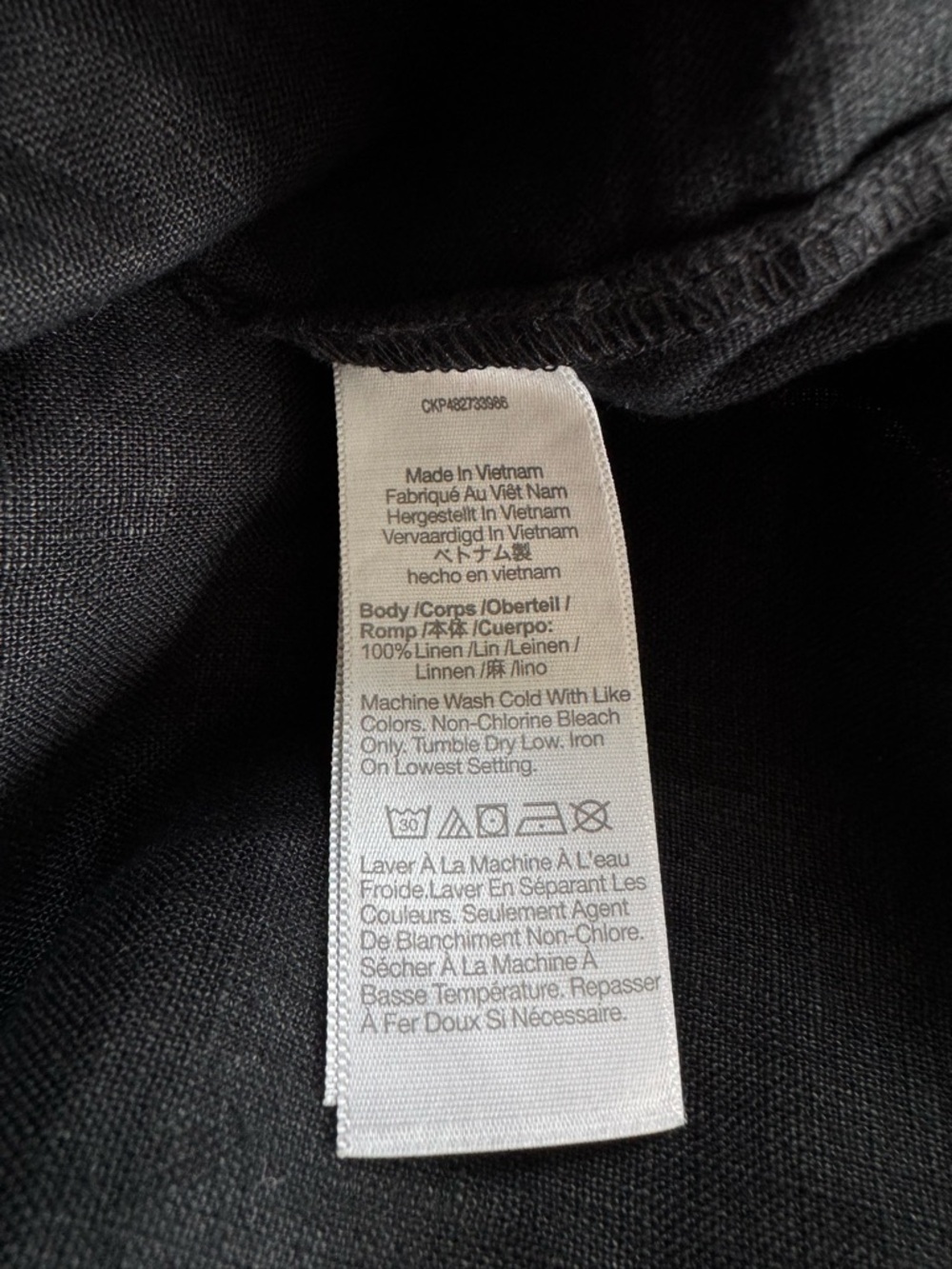 Madewell Bateau Neck linen tank XXS - Picture 6 of 6
